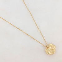 Collier pendentif Chloris Feuille dorée Hersée Hersée Paris 9