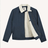 Blouson veste Seillon homme coton recyclé doublure sherpa - Faguo Faguo Hersée Paris 9