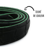 Ceinture en pneu  de vélo Véligo upcyclée noire - La Vie est Belt La vie est belt Hersée Paris 9