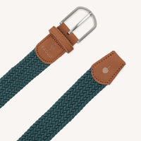 Ceinture tressée extensible polyester recyclé coloris unis - Faguo Faguo Hersée Paris 9