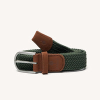 Ceinture tressée extensible polyester recyclé coloris unis - Faguo Faguo Hersée Paris 9