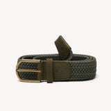 Ceinture tressée extensible polyester recyclé coloris unis - Faguo Faguo Hersée Paris 9