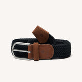 Ceinture tressée extensible polyester recyclé coloris unis - Faguo Faguo Hersée Paris 9