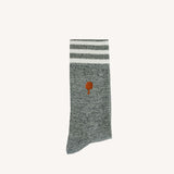 Chaussettes mi-mollet bouclette coton recyclé à rayure - Faguo Faguo Hersée Paris 9