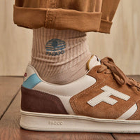 Chaussettes sport mi-mollet bouclette coton recyclé - Faguo Faguo Hersée Paris 9