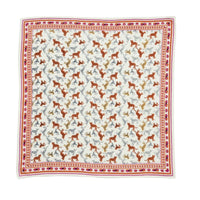 Foulard carré 100×100 grand format en coton imprimé - Bonheur du Jour Paris Bonheur du Jour Paris Hersée Paris 9