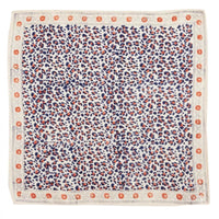 Foulard carré 100×100 grand format en coton imprimé - Bonheur du Jour Paris Bonheur du Jour Paris Hersée Paris 9