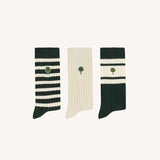 Lot de 3 chaussettes coton recyclé mi-hautes - Faguo Faguo Hersée Paris 9