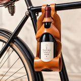 Porte-bouteille Vélo cuir La Bouclée Originale 75 cl Gold - La Bouclée La Bouclée Hersée Paris 9