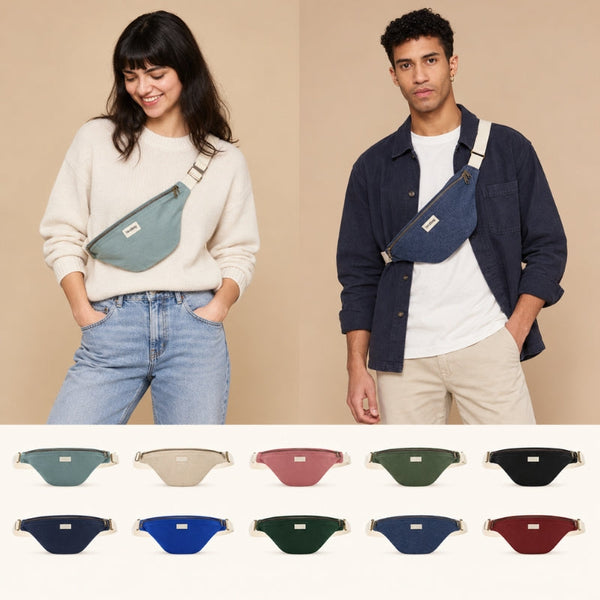 Sac banane Olivia coton bio - Hindbag Hindbag Hersée Paris 9