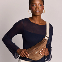 Sac Banane Olivia Velours Côtelé coton bio - Hindbag Hindbag Hersée Paris 9
