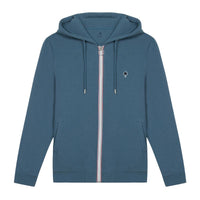 Sweat à capuche zippé Mesnil coton recyclé - Faguo Faguo Hersée Paris 9