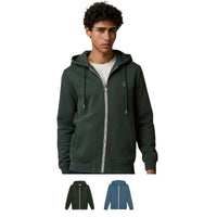 Sweat à capuche zippé Mesnil coton recyclé - Faguo Faguo Hersée Paris 9