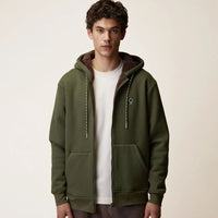 Sweat à capuche zippé Meygal sherpa molleton coton - Faguo Faguo Hersée Paris 9