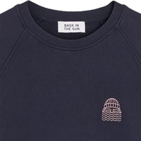 Sweat Mini To The Sea Brodé Coton Bio - Bask in the Sun Bask in the Sun Hersée Paris 9