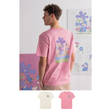 T-shirt Lugny imprimé Blooming jersey coton - Faguo Faguo Hersée Paris 9