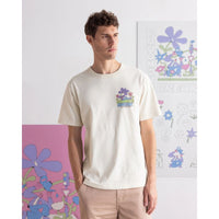 T-shirt Lugny imprimé Blooming jersey coton - Faguo Faguo Hersée Paris 9