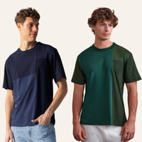 T-shirt Lugny Up upcyclé patchwork coton - Faguo Faguo Hersée Paris 9