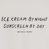 T-shirt Natural Icecream coton bio imprimé - Paul McNeil - Bask in the Sun Bask in the Sun Hersée Paris 9