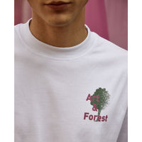 T-shirt Yellowstone oversize blanc imprimé Forest en coton recyclé - Faguo Faguo Hersée Paris 9
