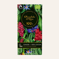 Tablette Chocolat Noir 100% cacao au gingembre confit Bio Vegan 80 g - Chocolate & Love Chocolate & Love Hersée Paris 9
