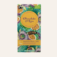 Tablette Chocolat Noir 65% fourrée Fruit de la Passion Bio Vegan 85 g - Chocolate & Love Chocolate & Love Hersée Paris 9