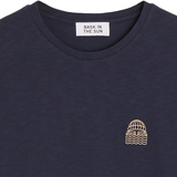 T-shirt Mini To The Sea Brodé Coton Bio - Bask in the Sun Bask in the Sun Hersée Paris 9