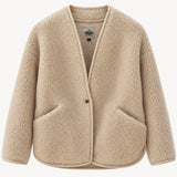 Veste en laine bouclée Folka Jacket Ultralight - Coldbreaker Coldbreaker & Sheep by the Sea Hersée Paris 9