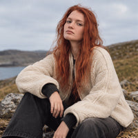 Veste en laine bouclée Folka Jacket Ultralight - Coldbreaker Coldbreaker & Sheep by the Sea Hersée Paris 9