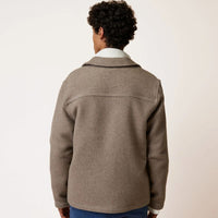 Veste Lorge laine mélangée boutonnée - Faguo Faguo Hersée Paris 9